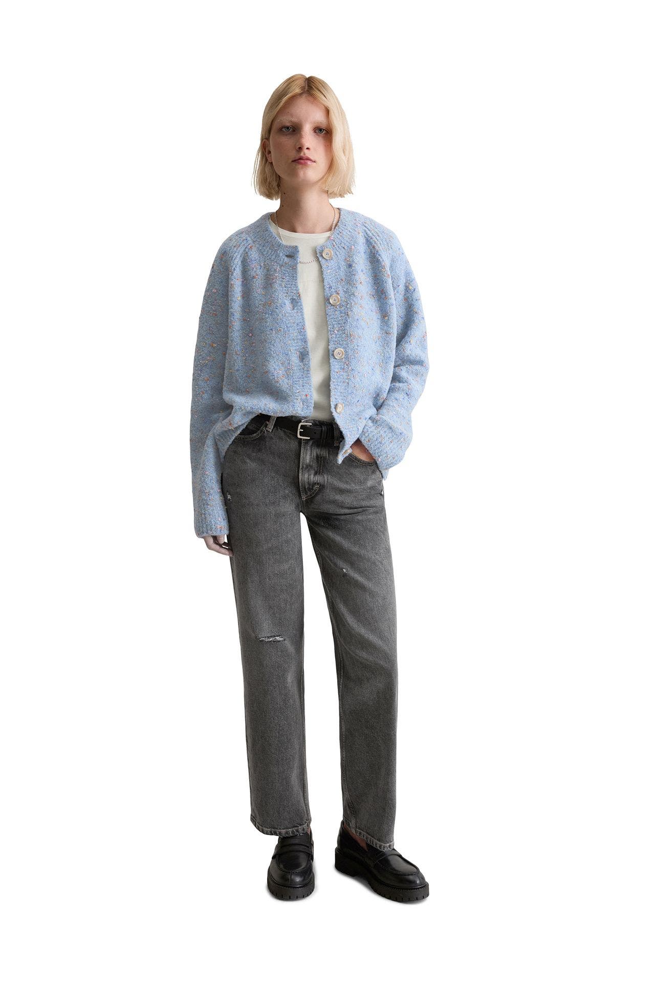 MARC O'POLO DENIM Wollmix-Cardigan hellblau, Bild 1