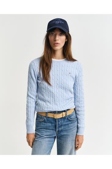 GANT - Strickpullover hellblau