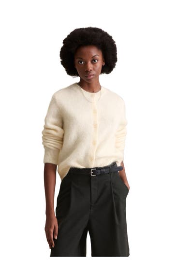 MARC O'POLO DENIM Wollmix-Cardigan ecru