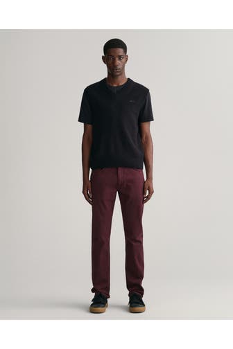 GANT Jeans weinrot slim