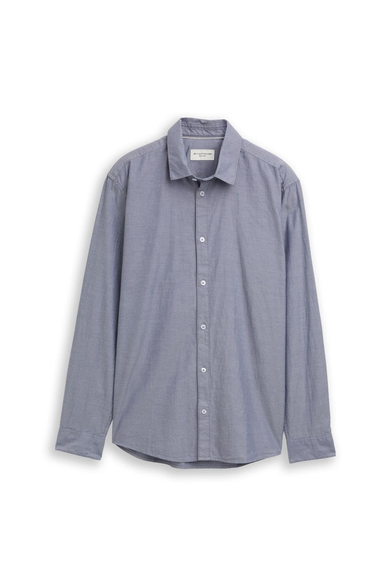TOM TAILOR Casual-Hemd graublau Regular Fit, Bild 1