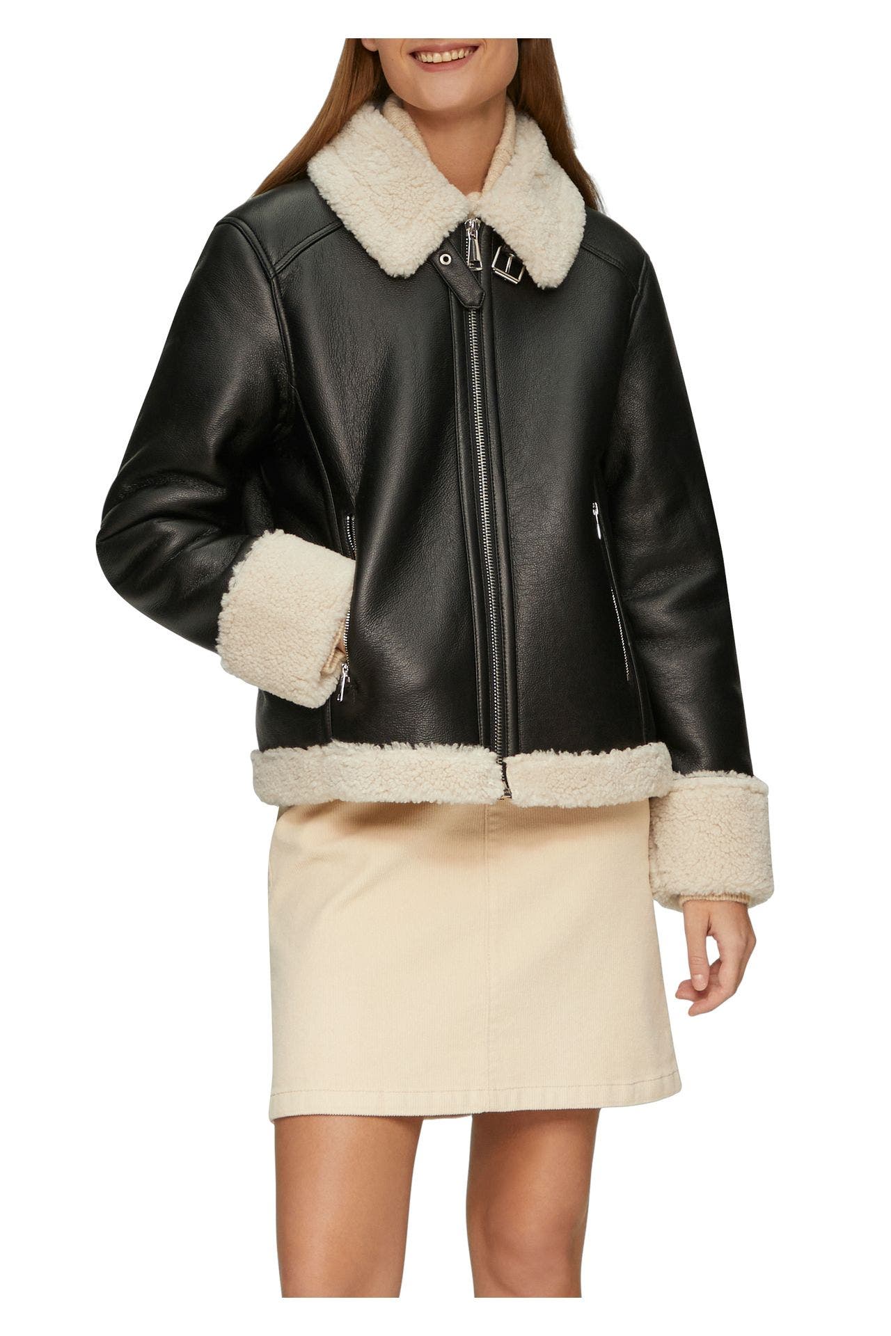 S.OLIVER Lederjacke zweifarbig, Bild 1