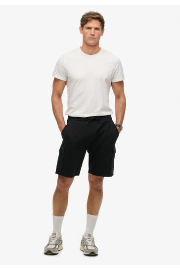 SUPERDRY Sweatshorts schwarz
