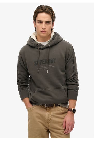 SUPERDRY Hoodie 'Utility' dunkelgrau