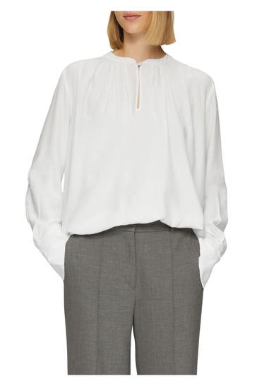 S.OLIVER BLACK LABEL Business-Bluse weiß