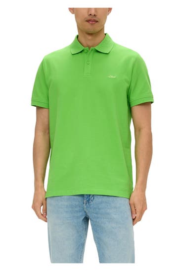 S.OLIVER Polo-Shirt apfelgrün