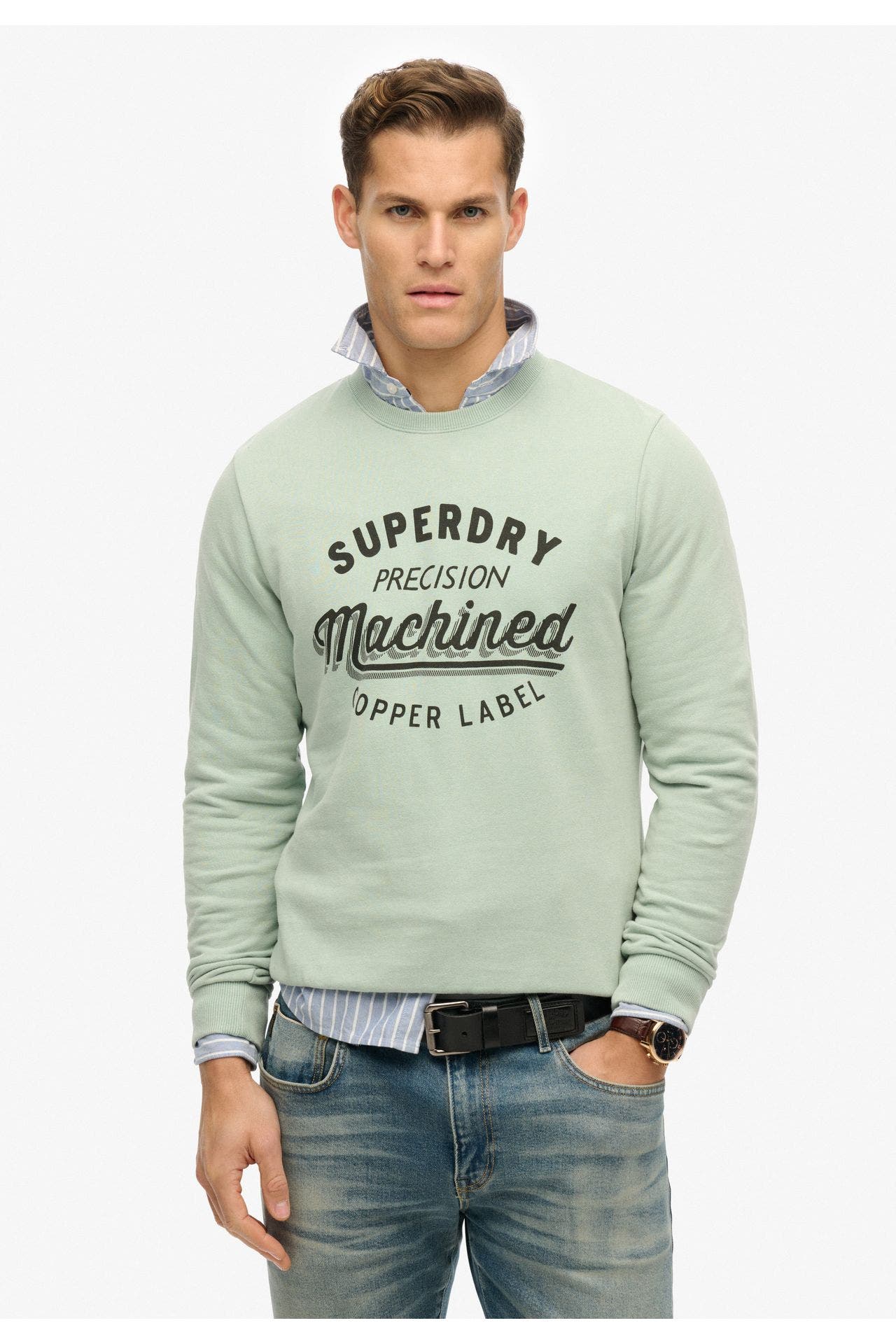 SUPERDRY Sweatshirt graugrün, Bild 1