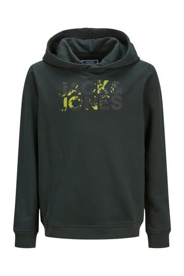 JACK & JONES Hoodie dunkelgrün