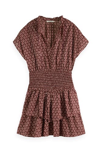SCOTCH & SODA Minikleid gemustert