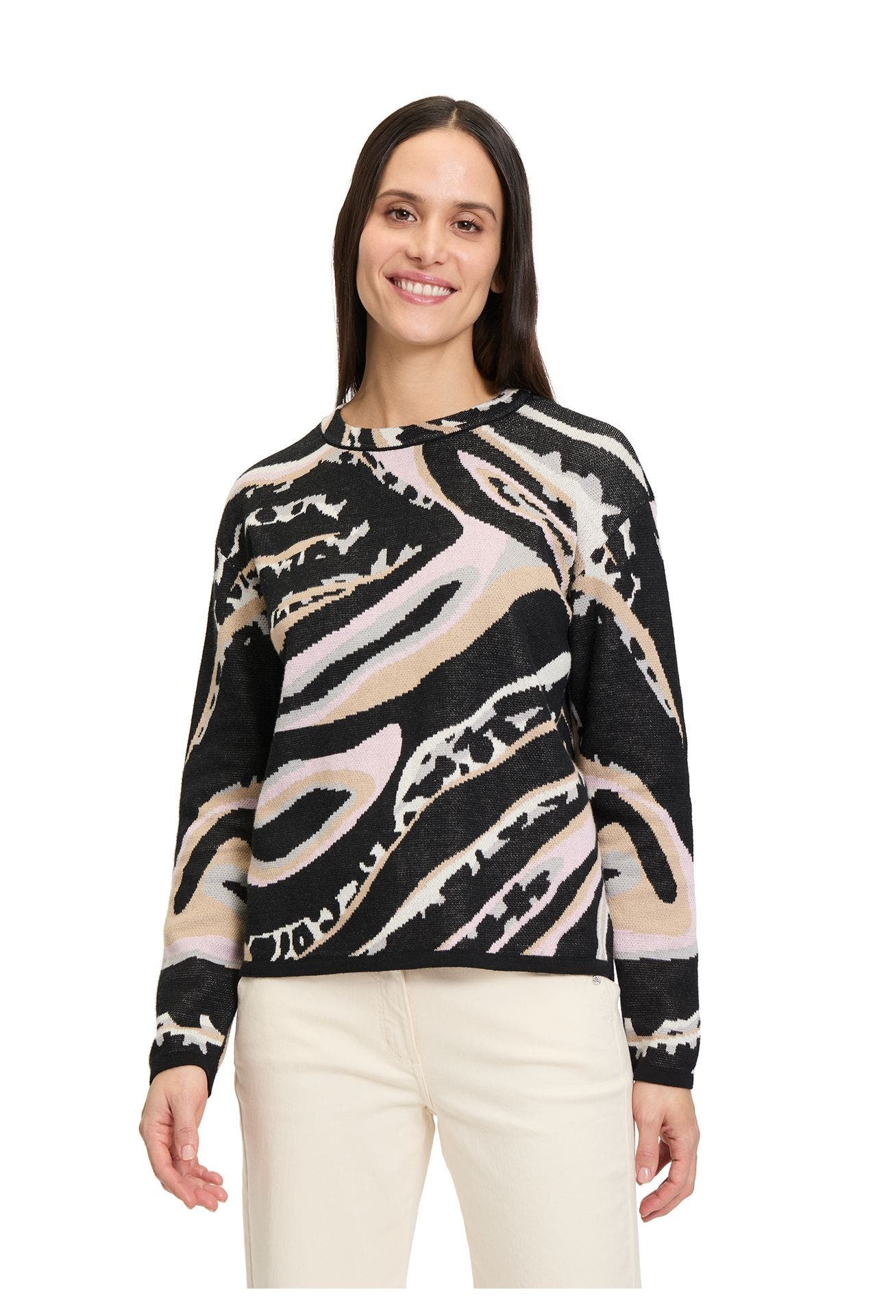 BETTY BARCLAY Strickpullover gemustert, Bild 1
