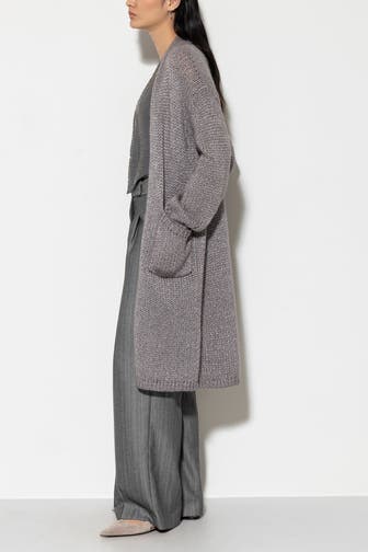 LUISA CERANO Strickjacke silber