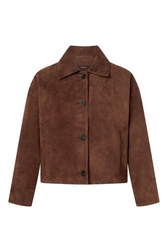 WINDSOR. Leder-Blazer braun