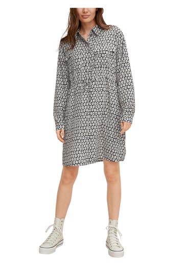 COMMA, Casual-Kleid gemustert