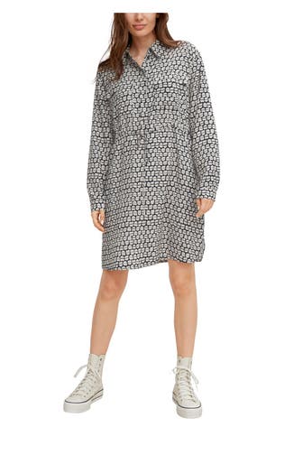 COMMA, Casual-Kleid gemustert