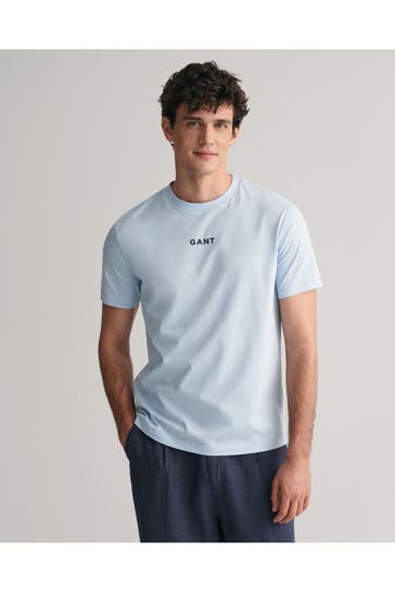 GANT T-Shirt eisblau