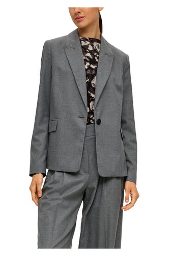 S.OLIVER BLACK LABEL Blazer grau