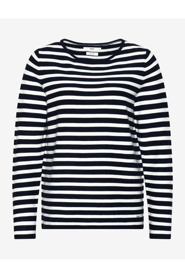 BRAX Strickpullover 'Lesley' gestreift