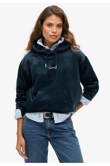 SUPERDRY Hoodie navy