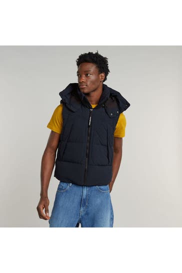 G-STAR Steppweste dunkelblau