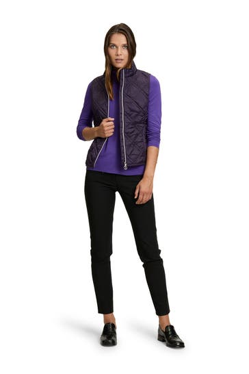 BETTY BARCLAY Steppweste dunkellila