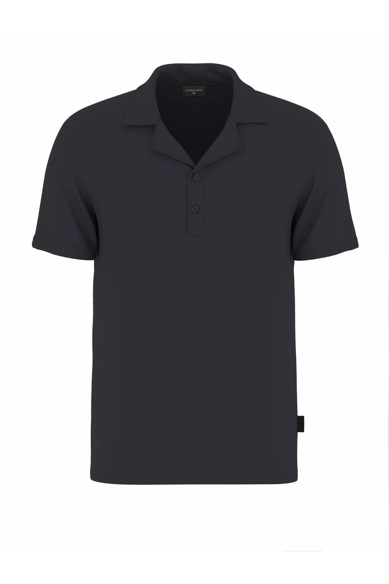 STRELLSON Frottée-Kurzarmhemd 'Joseph' navy, Bild 1