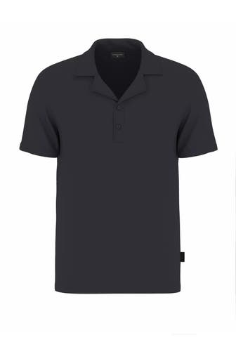 STRELLSON Frottée-Kurzarmhemd 'Joseph' navy