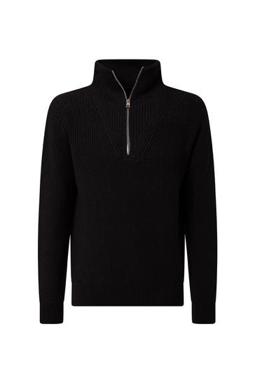 BALDESSARINI Wollmix-Stricktroyer schwarz