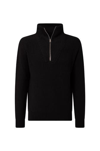 BALDESSARINI Wollmix-Stricktroyer schwarz