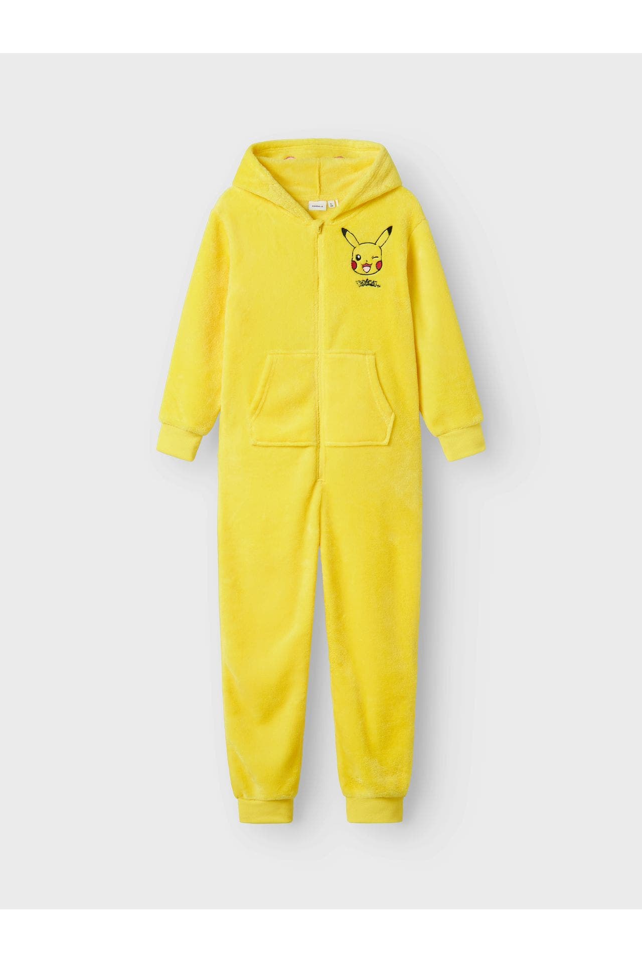 NAME IT Teddyfleece-Overall gelb, Bild 1