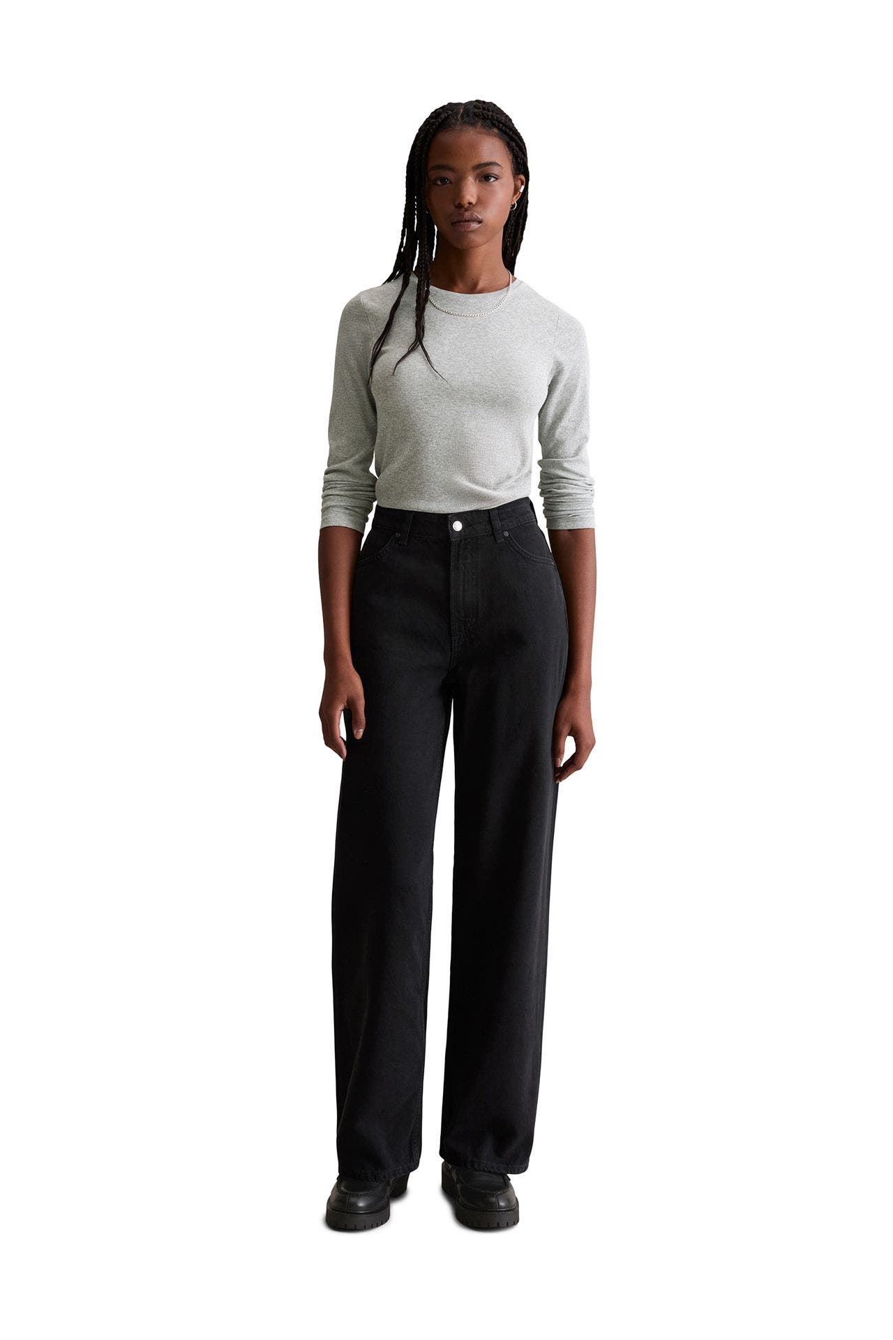 MARC O'POLO DENIM Jeans schwarz wide, Bild 1