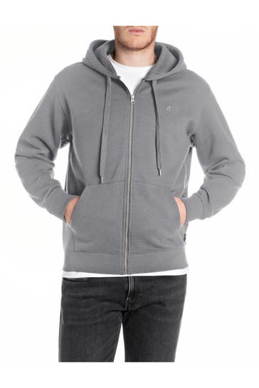 REPLAY Sweatjacke steingrau