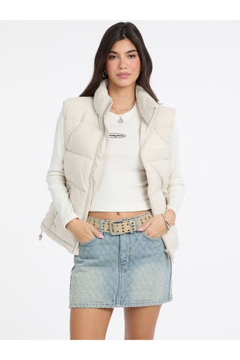 GUESS Steppweste creme