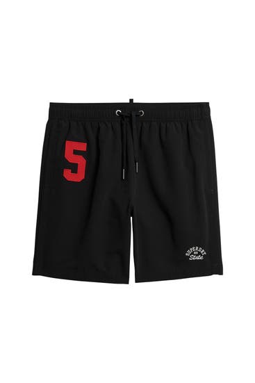 SUPERDRY - Badeshorts schwarz