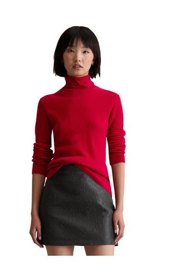 MARC O'POLO DENIM Rollkragenpullover rot