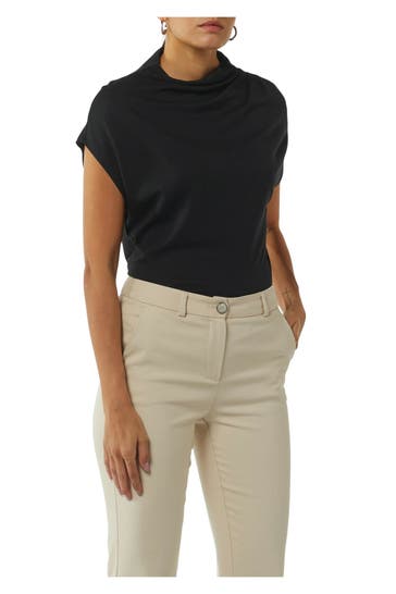 COMMA, T-Shirt schwarz