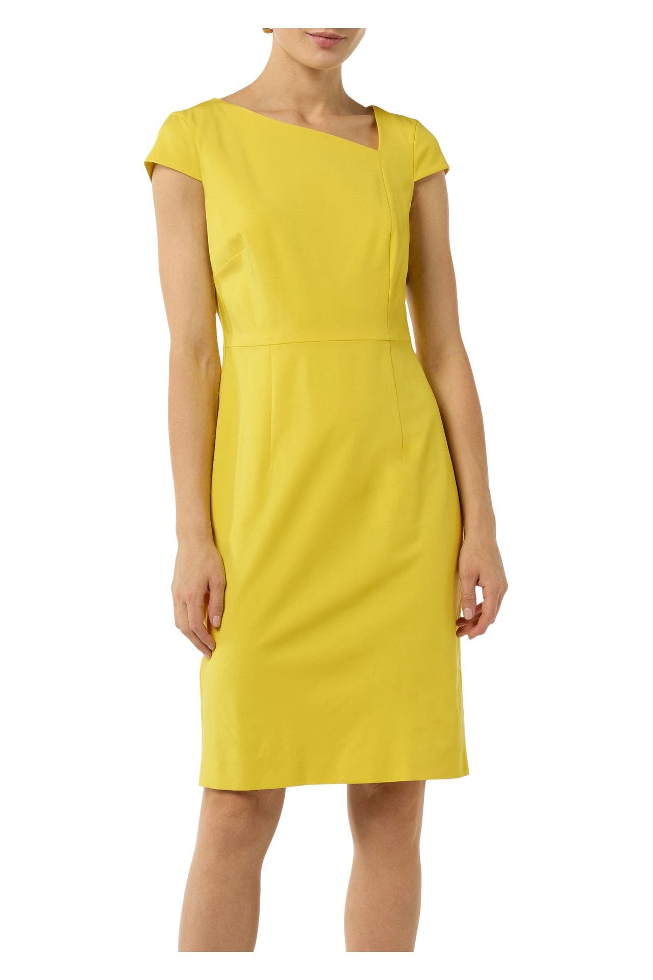 COMMA, Kleid zitronengelb, Bild 1