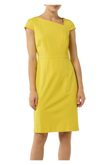 COMMA, Kleid zitronengelb