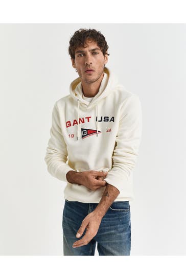 GANT Hoodie vanille