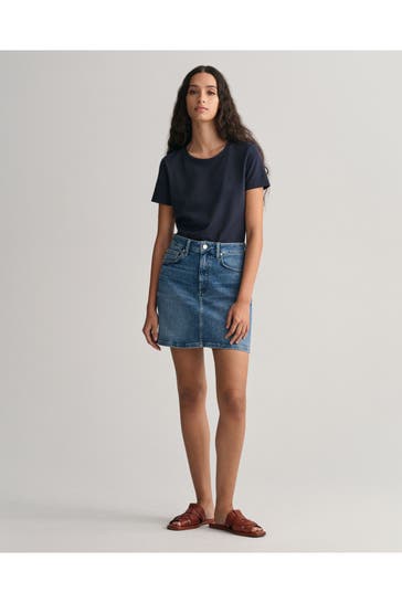 GANT T-Shirt nachtblau