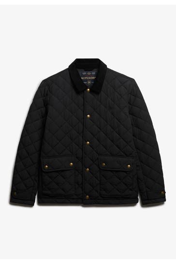 SUPERDRY Lightweight Quilted Jacket, black