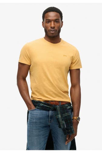 SUPERDRY T-Shirt dunkelgelb