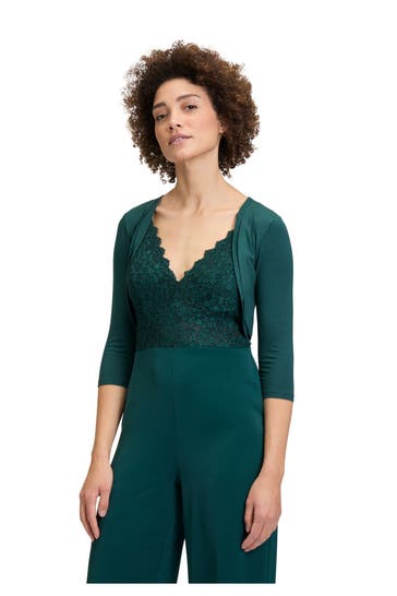 VERA MONT Bolero dunkelgrün