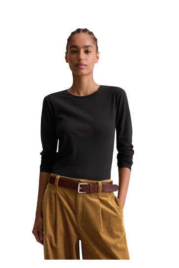 MARC O'POLO DENIM Longsleeve schwarz