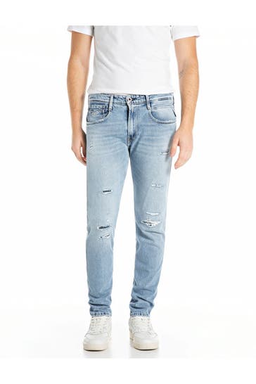 REPLAY Jeans hellblau slim