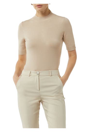 COMMA, Strickshirt beige