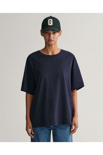 GANT T-Shirt nachtblau