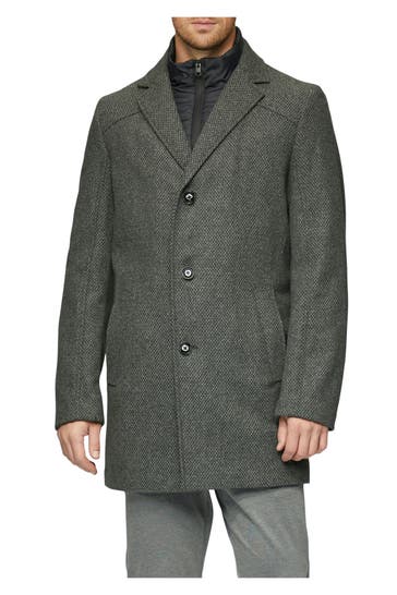 S.OLIVER BLACK LABEL Wollmixmantel grau