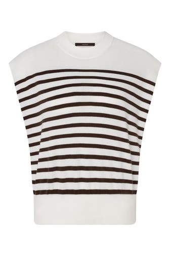 WINDSOR. Seidenmix-Strickshirt gestreift