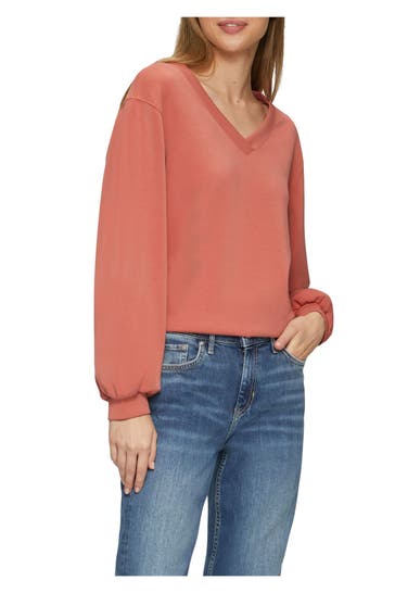 S.OLIVER Sweatshirt ziegelrot