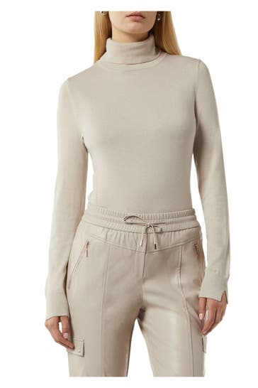 COMMA, Rollkragenpullover creme